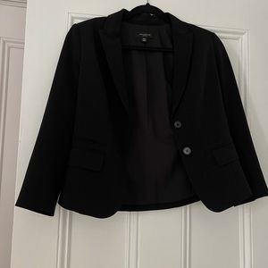 Ann Taylor Black Blazer Petite 00